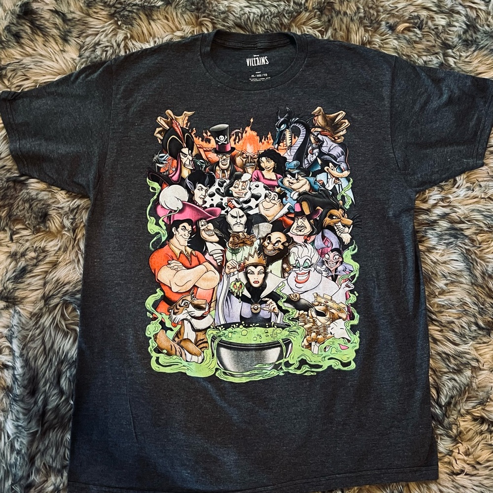 Disney Villians Short Sleeve T-Shirt Size XL